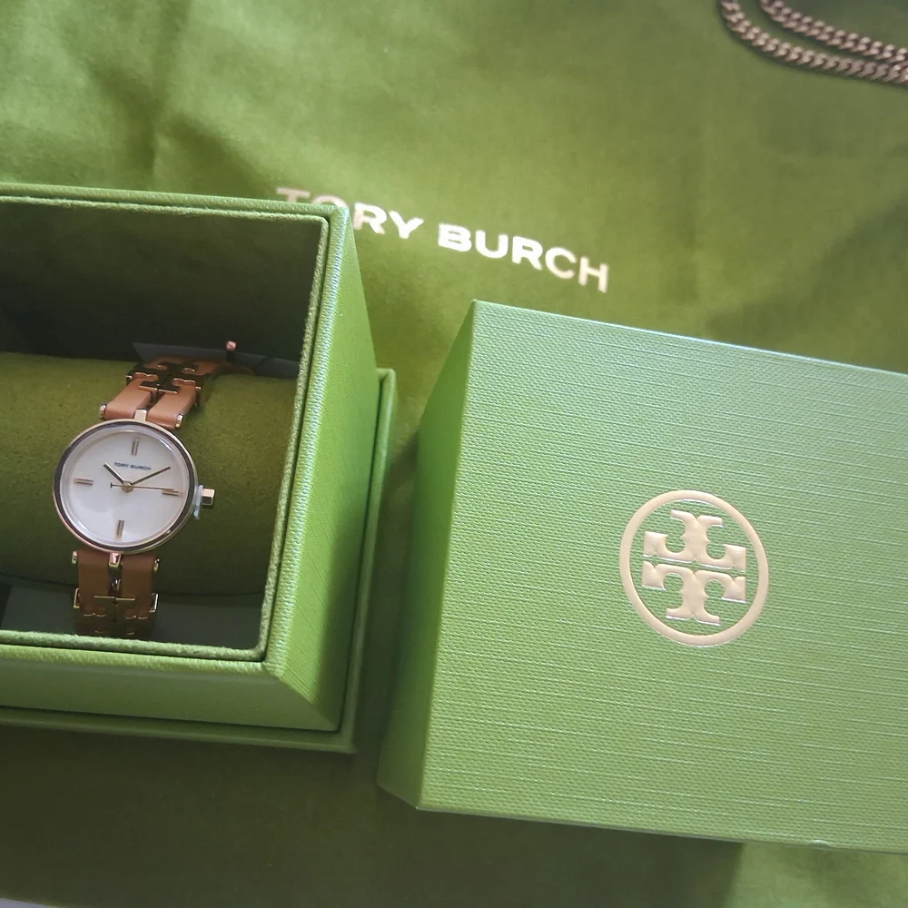 Tory Burch Rose Gold Women's Watch with White Dial - Picture 2 of 7